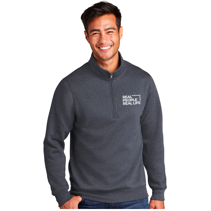 Quarter Zip - Real People Real Life (PC78Q)